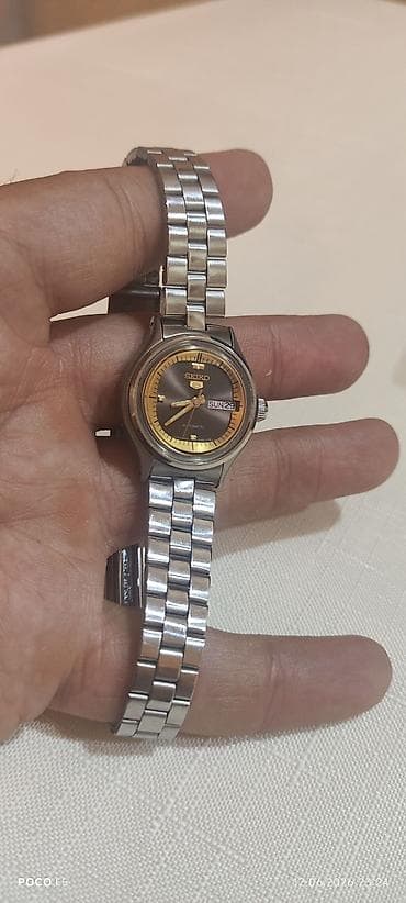 aksesuarlar: Seiko mexanika 1984 ilin modeli.Saat istifade olunmayib teze galib — 3