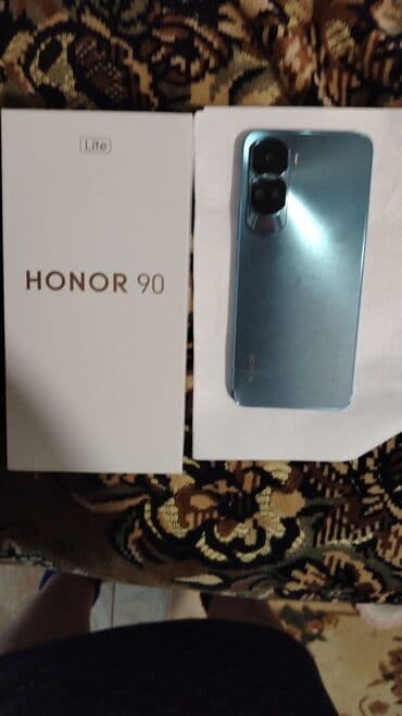 sq 90: Honor 90 Lite, 256 GB, rəng - Mavi, Barmaq izi — 3