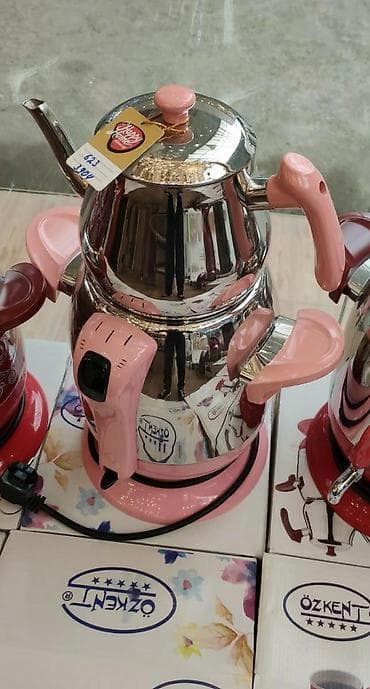 Samovarlar: Samovar elektrik samovar Özkent Turk istehsali 3 litr tutumlu su 1,7 — 2