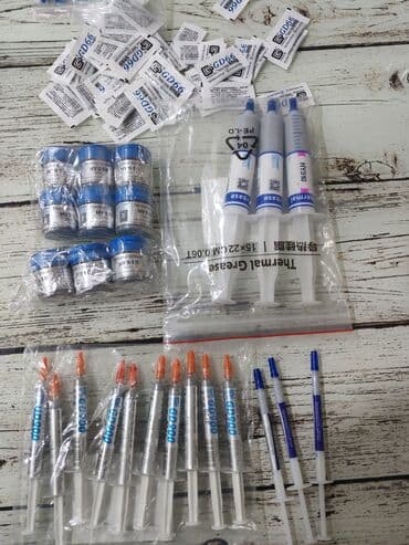 Hər növ termopastalar mövcuddur. CPU və VGA üçün tap uyğundur. MX