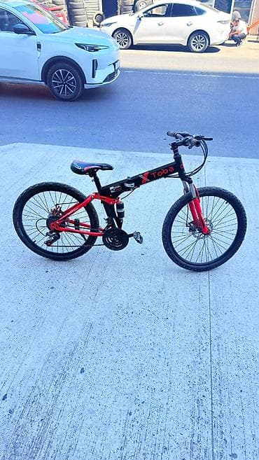 İdman və hobbi: Toba qatlanan mtb velosipedi - Əyləclər: ön disk əyləc, arxa — 5