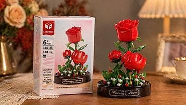 KEDONGLE “Forever Love” Mini konstruksiya dəsti – dekorativ gül