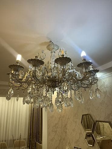 Çılçıraq, 10 və daha çox lampa, Metal — 3