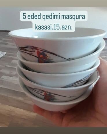 bosqab: Boşqablar, 2 ədədli dəst, rəng - Ağ, Şüşə — 3