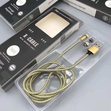 maqnit telefonlar: X-CABLE metal magnetic cable. Maqnit USB-dir. 3 başlıdır yəni həm — 7