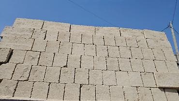 gips blok: Təbii ağ daş (şəbəkə/qala taşı) – tikinti üçün - Material: Yerli — 2