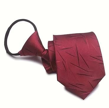 Kişi üçün hazır düyünlü, fermuarlı qalstuk - Model: Zip-qalstuk — 5