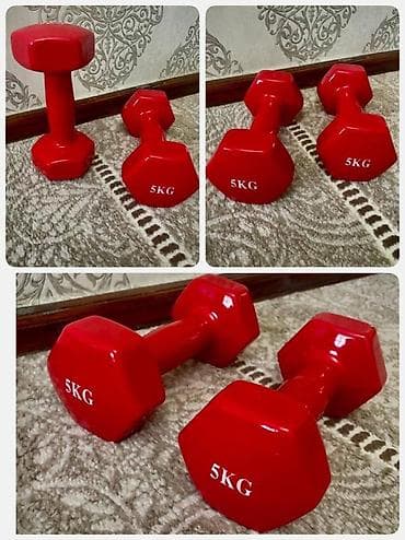 Боксерские груши: Гантели, Вес: 10 кг, Б/у — 1