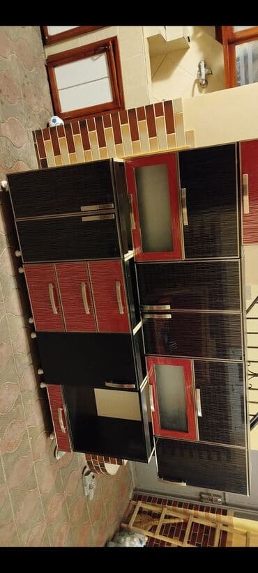 Pufiklər: Mətbəx mebel dəsti - Modul tipli mətbəx komplekti: yuxarı və aşağı — 1