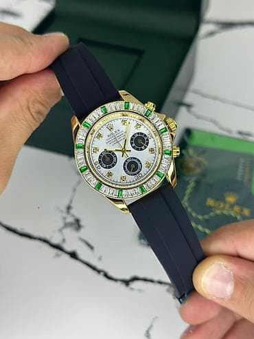 Rolex Daytona üslubunda kişi qol saatı – müxtəlif dizayn variantları — 5