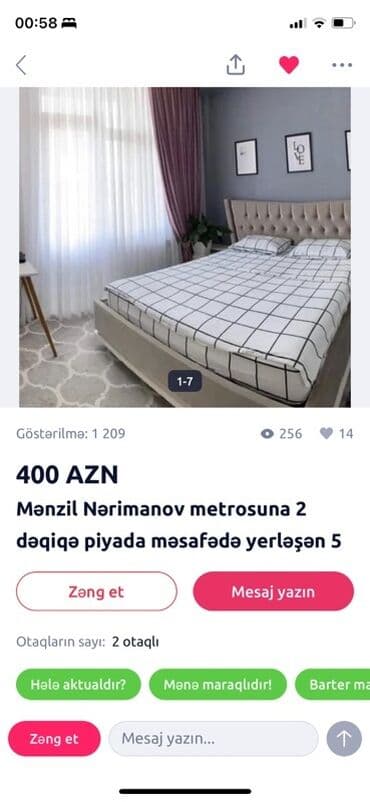 арендовать квартиру в баку: Nərimanovda belə bir ev paylaşıblar.Bu elana inanmayın.Evin behinə — 1