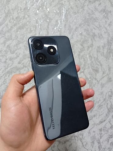Tecno Spark, 128 GB, rəng - Göy, Barmaq izi
