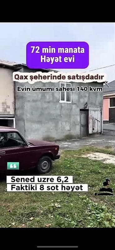 4 otaqlı, 140 kv. m, Kredit yoxdur, Orta təmir