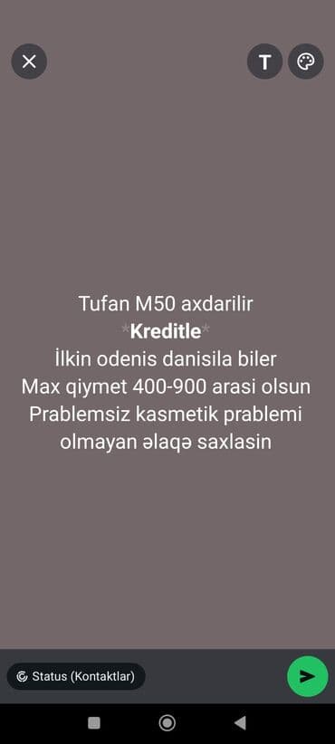 i̇carəyə mopedlər: Tufan - M50 M50S 80 sm3, 2024 il — 1