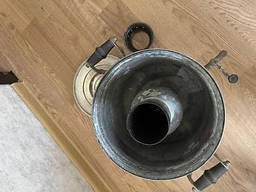 Samovarlar: İşlənmiş Od Samovar, 8 l, Ünvandan götürmə, Ödənişli çatdırılma — 4