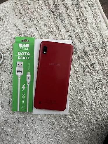 Kompüter, noutbuk və planşetlər: Samsung Galaxy A10, 32 GB, rəng - Qırmızı, Sensor — 3
