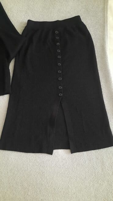 zamşa qadın ətəkləri: Yeni 1 defe geynilib s.m.l — 3