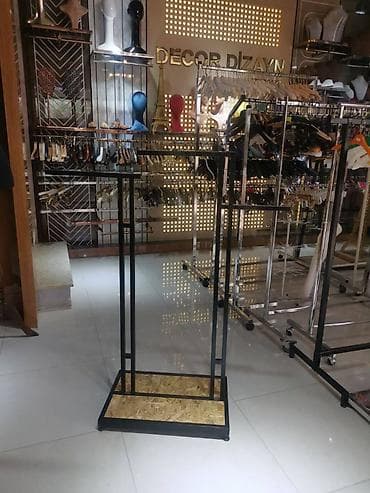 Asılqan, paltar asılqanı, orta stend Vitrin aksessuarları Məhsul