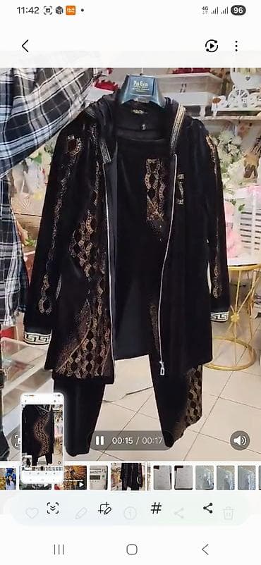 tap.az saatli: Qadınlar üçün 2hisseli dest,villur.Lilya butikden alinib.Boyuk beden — 1