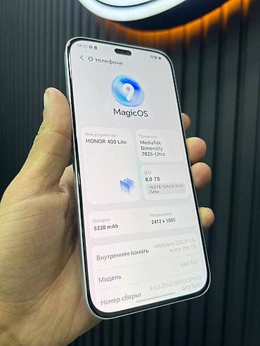 redmi 5 plus: Honor 400 Lite, 256 GB, rəng - Gümüşü — 1
