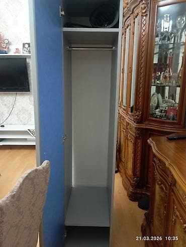 skaflar islenmis: İşlənmiş, 1 qapı, Mavi, Açılan, Düz dolab — 2