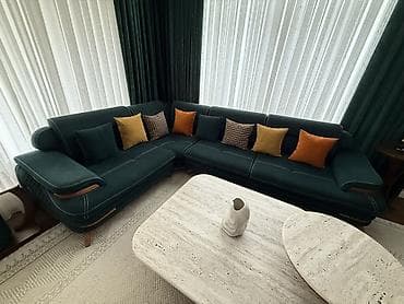 supreme mebel: Künc divan, İşlənmiş, Açılan, Bazasız, Parça — 3