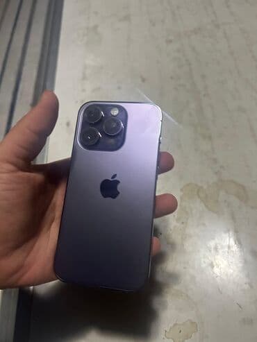 Boşqablar: IPhone 14 Pro, 128 GB, Deep Purple, Face ID — 2