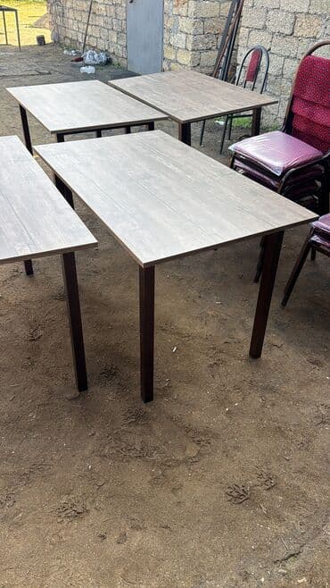 mətbəx stol: Mətbəx üçün, Yeni, Açılmayan, Kvadrat masa, 4 stul — 20