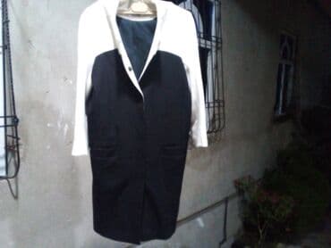 klassik qadin pencekleri: Qadın üst geyimləri dəsti 1) Qara qısa palto - Yumşaq, tüklü tekstura — 3