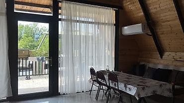 kiraye evlerin kreditle satisi: A‑frame tipi ikimərtəbəli taxta ev - Memarlıq: A‑frame (üçbucaq — 2