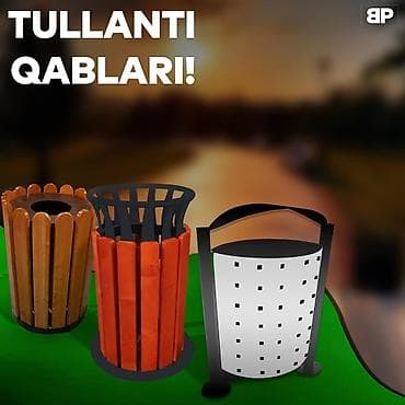 Tullantı (zibil) qabları. Bağ evleri,otel, restoran ve.s mekanlar