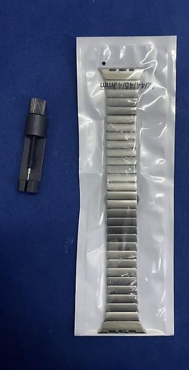 Смарт браслеты: Ремешки, Apple, Металл, цвет - Серебристый — 3