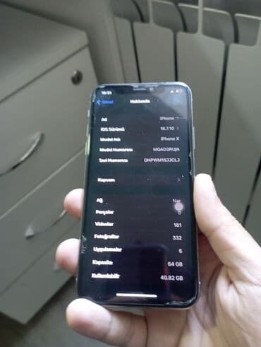 Tavalar: IPhone X, Gümüşü, Face ID — 6