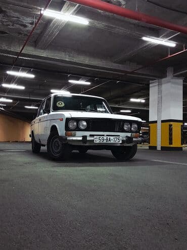 opel suret qutusu: VAZ 2106, ağ rəng, sedan kuzov. Klassik dörd fara ön panel, xrom — 9