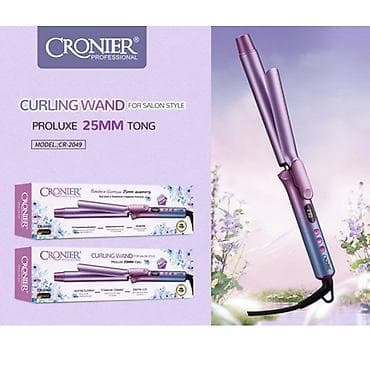 macbook çanta: Saç buran maşa Cronier, 100 - 230 °C, Yeni, Pulsuz çatdırılma — 3