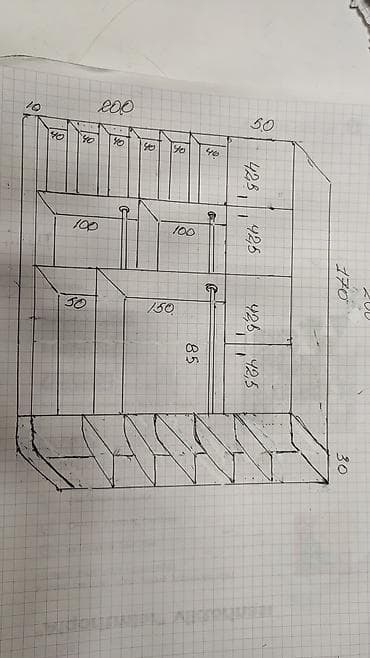 şifi: Düz dolab, Mətbəx üçün, Qab-qacaq üçün, Açılan, Korpuslu, 4 qapılı — 10
