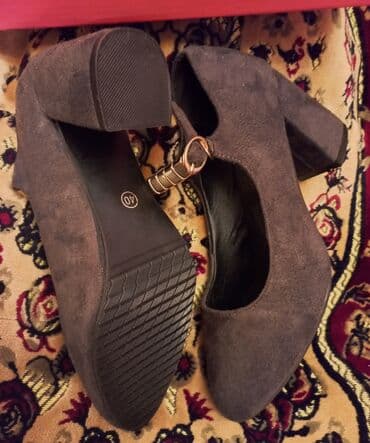 замшевые туфли на платформе: Туфли, Размер: 40, Новый — 3