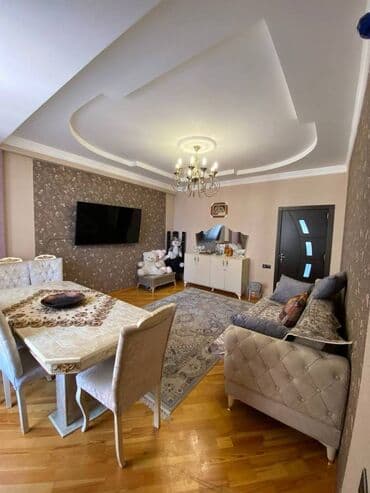 квартиры в ипотеку: 3 комнаты, Новостройка, м. Иншаатчылар, 80 м² — 2