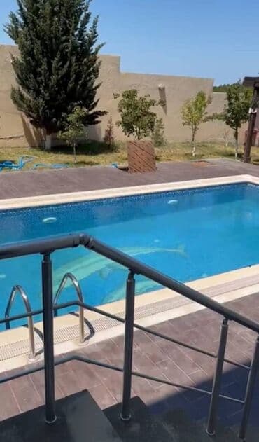 дом в баку купить: Баку, Новханы, 360 м², 6 комнат, С бассейном, Комби, Водопровод, Телефон — 3