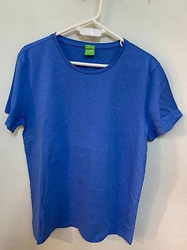 pull and bear: Futbolka, Hugo Boss, L, rəng - Göy — 1