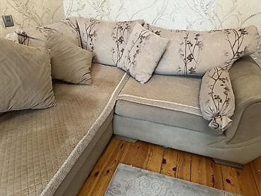 Divan və kreslo dəstləri: Künc divan, 2 kreslo — 5