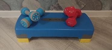 old school: Ev üçün fitness dəsti Tərkib: - Step platforma (Linuo). Sürüşməyən — 2