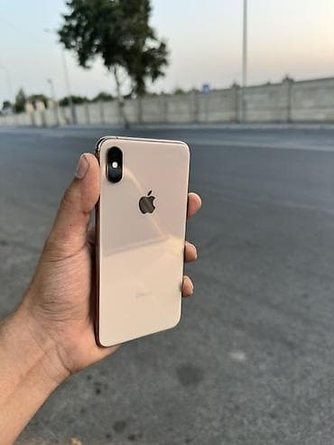 iphone apple 6s: IPhone Xs Max, 256 GB, Qızılı, Zəmanət, Simsiz şarj, Face ID — 3