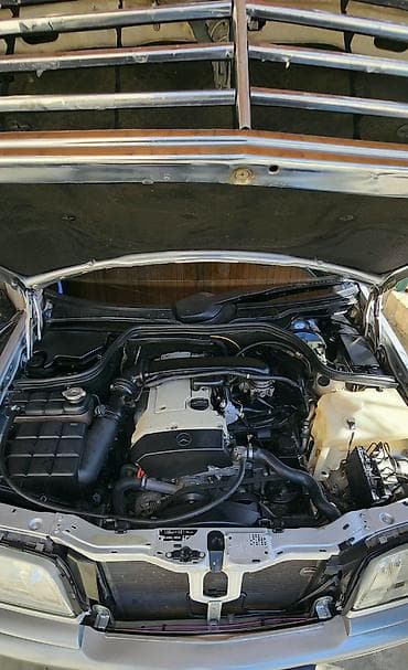 w210 amg bufer: Mercedes C220 sedan - Kuzov: sedan, gümüşü rəng - Mühərrik: benzin — 4