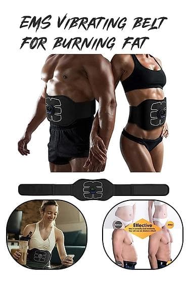 Smart fitnes ariqlama kemeri Yağ yandırmaq üçün ems vibrasiya kəməri