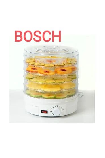 meyve qurudan aparat: Meyvə və tərəvəz qurudan aparat Bosch, 5 bölməli, Yeni — 2