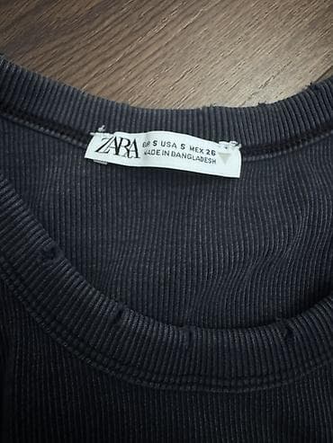 ZARA qadın atlet/tank top - Rəng: qrafit/qaraya yaxın tünd boz - — 2