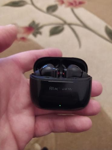 TV və video: İşlənmiş Simsiz (Bluetooth) Qulaqcıqlar, B&W, rəng - Qara — 2