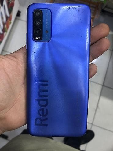 samsung tab s9: Redmi 9T, 128 GB, rəng - Mavi, Barmaq izi — 2
