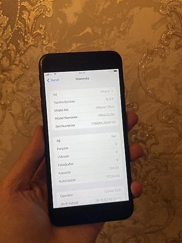 2ci el iphone 7: IPhone 7 Plus, 128 GB, Jet Black, Barmaq izi — 4